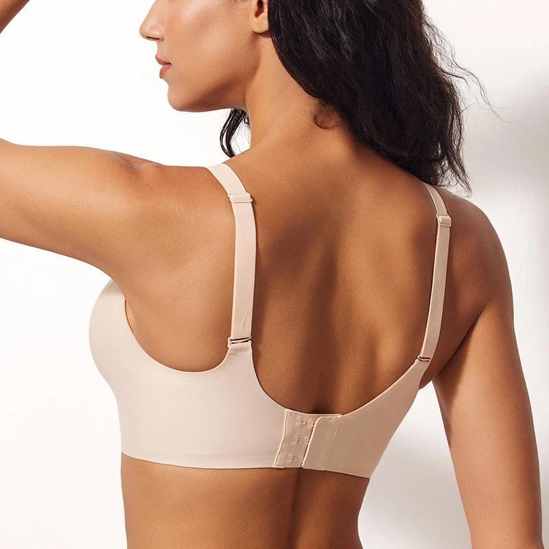 Wireless Bra for Women No Underwire Seamless Bra Padded T Shirt Comfort Bralette - Image 2 of 4