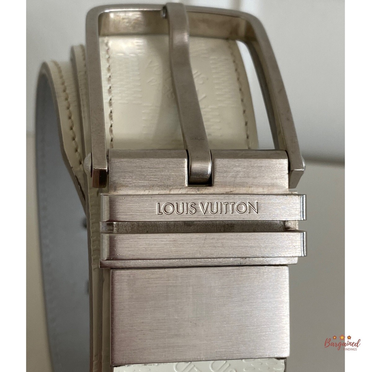 Louis Vuitton Boston Belt Damier Infini Leather Louis Vuitton Damier Infini Ceinture Bosron Belt Black main image 2