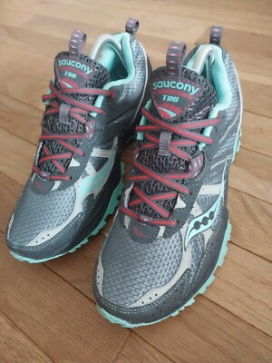 Saucony S15203-4 Excursion TR8 Running Gray/Mint Athletic Shoes Women’s Sz 