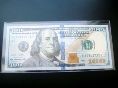 $100 2009 ***LB STAR***FEDERAL RESERVE NOTE CHOICE UNC GEM BU NOTE - Picture 1 of 2