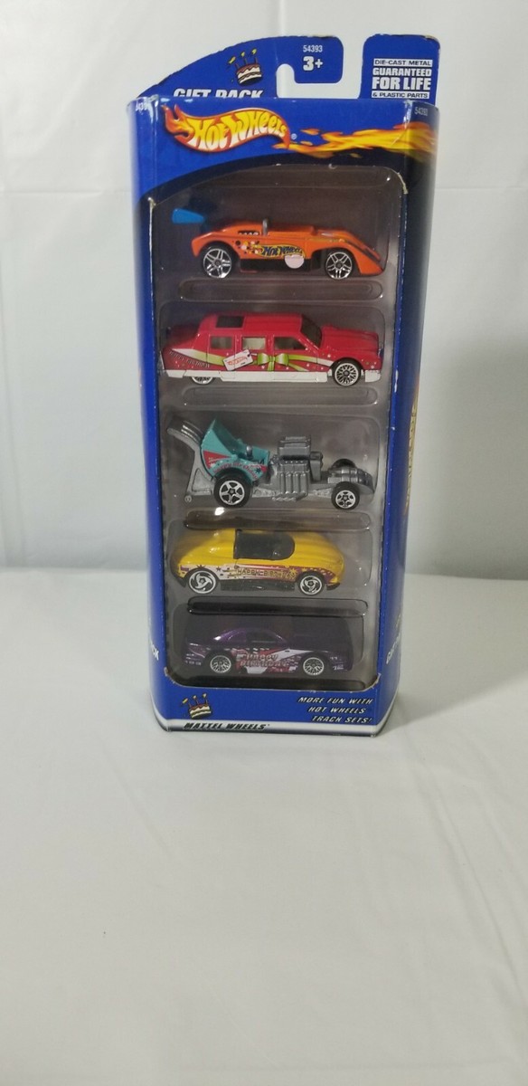 Hot Wheels 5 Car Gift Pack Happy Birthday Collection New In