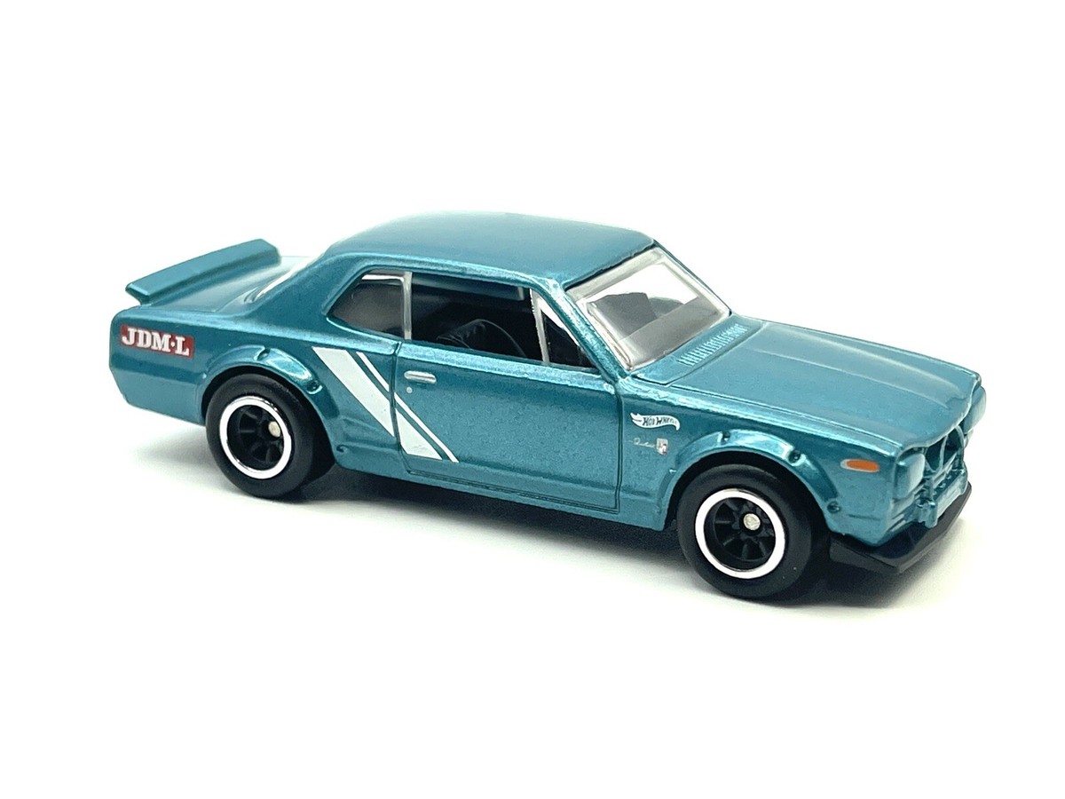 Hot Wheels Nissan Skyline H/T 2000GT-X Teal Blue SUPER CUSTOM