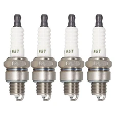 NGK Standard Spark Plug Set (4 Pieces) 4111 For Renault LeCar R10 1.3 L4