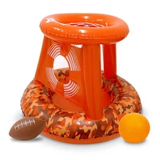 Dunk & Splash Inflatable Hoop and Basket Pool Toy