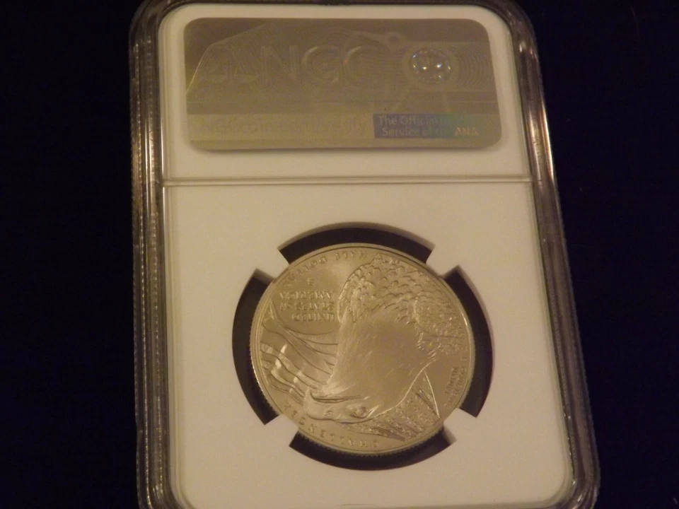2008-S   50 C               BALD EAGLE           NGC MS 70 - Image 2 of 2