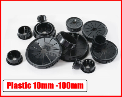 10mm-100mm Kunststoff Loch PC Computer Schreibtisch Kabel Loch Abdeckung