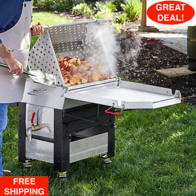 #ad 90 Qt. Liquid Propane Cajun Seafood Boiler Cart For Outdoor Cooking 135000 BTU $672.99