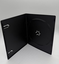 10 PCS NEW 4MM Slim Single Blu-Ray DVD Cases, No Logo, Black, BD-4S-BLK