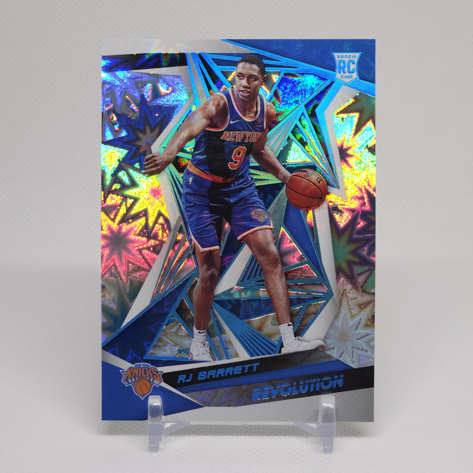 RJ Barrett Rookie Card /149 Impact 2019-20 Panini Revolution #103 New York Knick