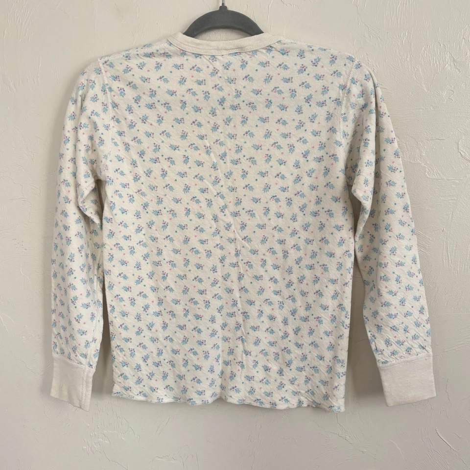 Винтажный Duofold цветочный шерсти смесь длинный Джонс тепловой пижамы комплект Sz M подходит маленький - Изображение 4 из 4