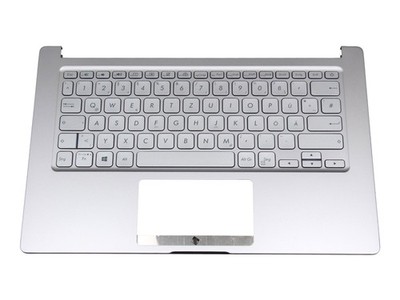 Asus VivoBook 14 F403FA original Tastatur inkl. Topcase DE (deutsch) silber/silb