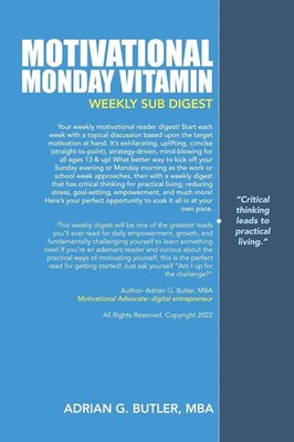 Motivational Monday Vitamin Weekly Sub Digest Adrian G. Butler Mba Taschenbuch
