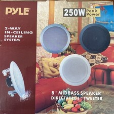 Pyle 2 Way In-Ceiling Speaker System - New in box