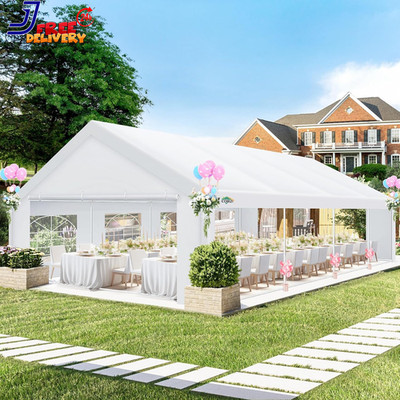20X30 Party Tent Heavy Duty Large Outdoor Wedding Tents for Parties with 8 Sidew