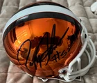 Former Cleveland Browns Great Pepper Johnson Autographed Mini Helmet W/COA