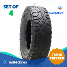 Set Of 4 Used Lt 28575r18 Goodyear Wrangler Duratrac - 6-832 1afi7 Set Of 4 Used Lt 28575r18 Goodyear Wrangler Duratrac - 6-832 1afi7