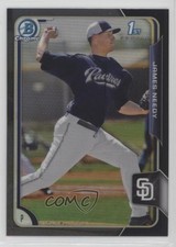 2015 Bowman Chrome Prospects Asia Exclusive Black Refractor James Needy fm0
