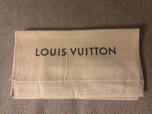 LOUIS VUITTON Dust Bag Envelope Flap 10x6" Authentic Cover Storage Clutch Wallet