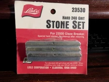 Lisle Hard 240 Grit Stone Set 23530 For 23500 Glaze Breaker NEW Free Shipping
