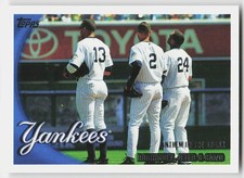 2010 Topps #269 Rodriguez / Derek Jeter / Robinson Cano BASEBALL Yankees