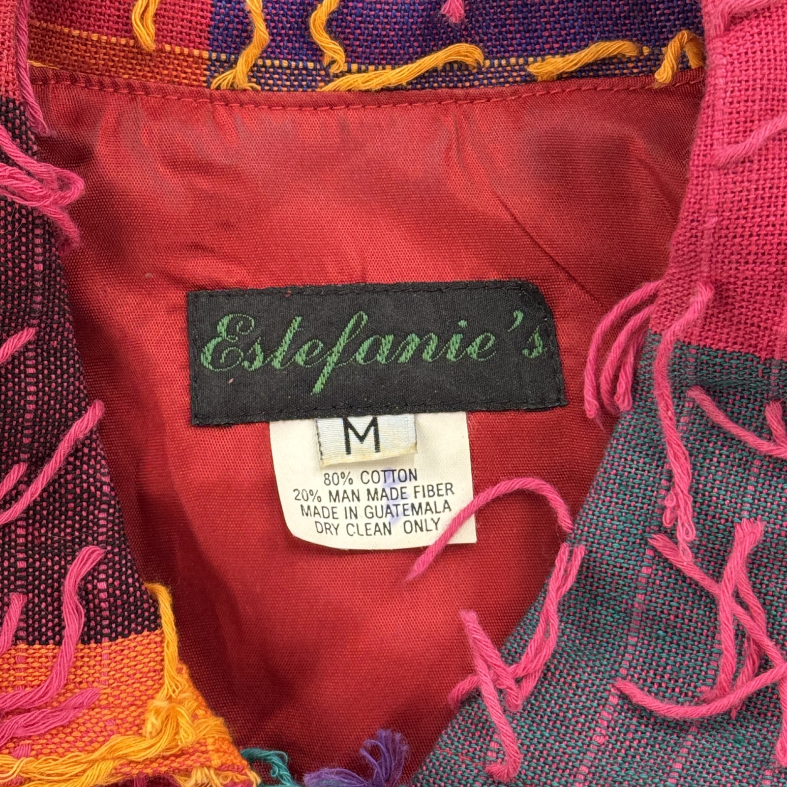 Estefanie’s Jacket Womens Medium Patchwork Textur… - image 3