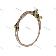 5PCS 10KHz - 108MHz SDR Receiving Antenna SMA Male To Male Connector Length 30cm