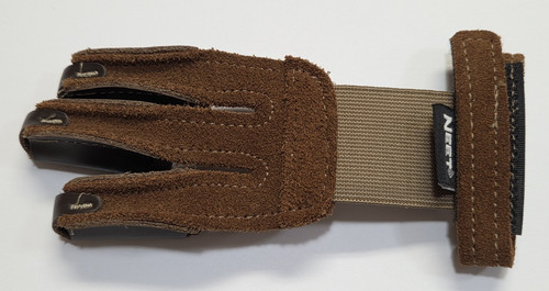 NEET 3 Finger Archery Glove  size Small Youth EUC