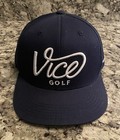 Vice Golf Hat Snap Back Navy Preowned — photo 1