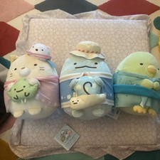 Sanrio Kumatan 3-Piece Set: Neko, Toca, Penguin, New