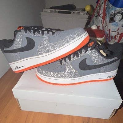 Nike Air Force 1 Low Safari Dark Grey Scandal Orange 488298  display picture 3