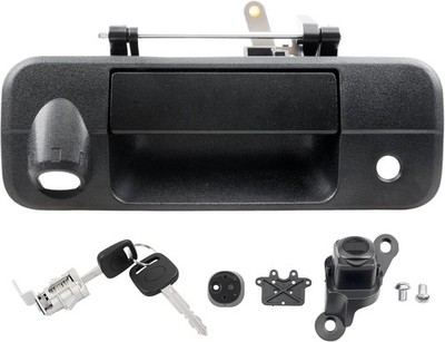 Upgraded Metal Tailgate Liftgate Handle w Rear Camera Lock 2 Keys 2007-13 Tundra