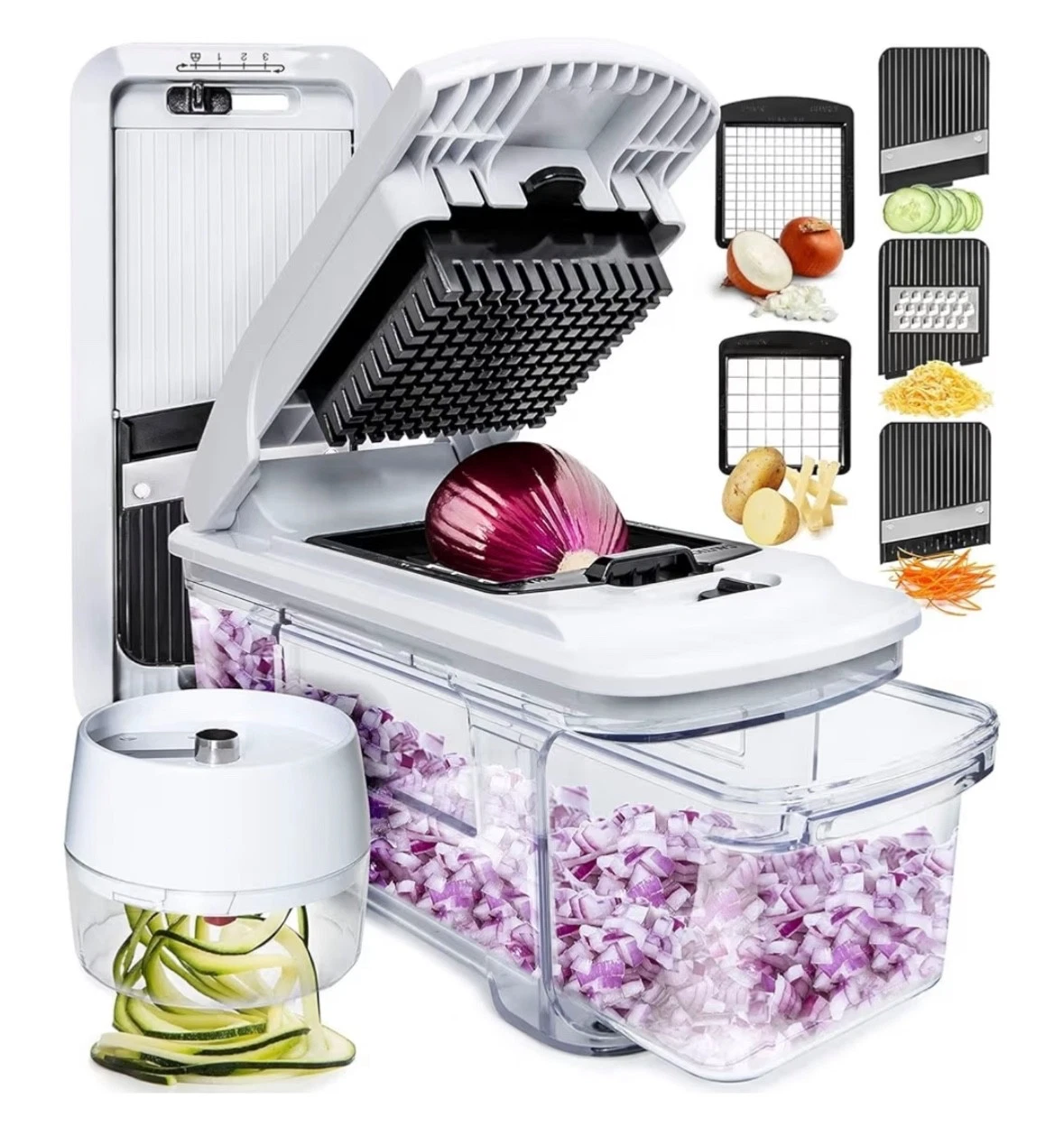 Fullstar Adjustable Mandoline Slicer/Vegetable Chopper. NEW in box! Great deal!!