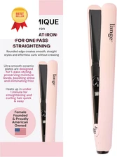 L'ANGE HAIR Le Ceramique Glätteisen mit 1 Durchgang, Glätteisen, Blush 
