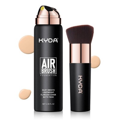 KYDA Airbrush Foundation Spray, Silky Foundation Make-up, High Coverage Smooth Cr