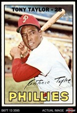 1967 Topps #126 Tony Taylor Phillies 7.5 - NM+