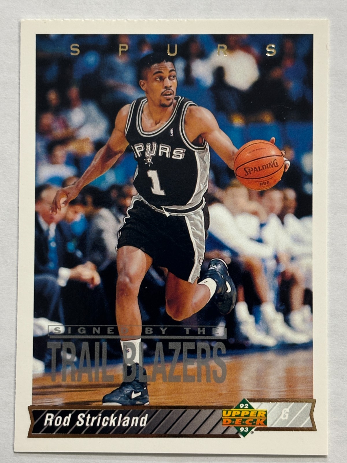 1992-93 Upper Deck #74 Rod Strickland San Antonio Spurs