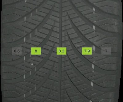 215/55 R17 94V Ganzjahrreifen Goodyear 4 Seasons 5-7mm DOT 4222/4820 - 4 REIFEN