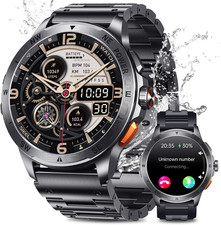 Smartwatch Hombre Hombre con Función de Teléfono Gimnasio Reloj Deportivo Reloj de Pulsera Watch Reloj