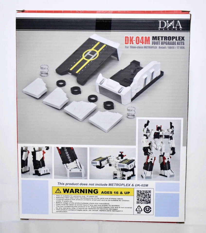 Kit de actualización de pie DNA Design DK-04M Transformadores Generaciones Titan Metroplex ¡NUEVO! Foto 2 de 2