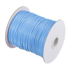 Beading Thread Bracelet Weave Craft Cord 2mm 78M/Roll, Light Blue