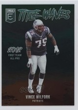 2025 Panini Donruss Elite Title Waves Green Vince Wilfork #5 pi4