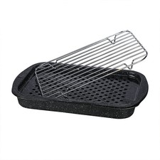 3 piece multiuse set. Enameled steel bake, br...