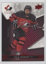 2018 Upper Deck Team Canada Juniors Exclusives 216/225 Cole Fonstad #34 7de
