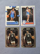 Jalen Williams RC Lot x4 2022-23 Donruss Rated Rookie, Hoops Winter, Prizm DP x2