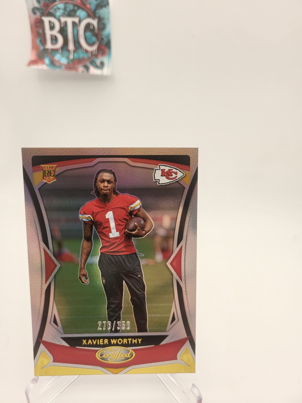 2024 Panini Certified XAVIER WORTHY #120 Rookie MIRROR /350 CHIEFS