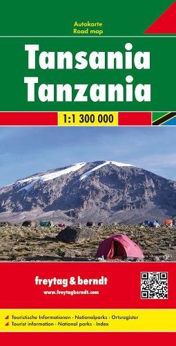 Tanzania Road Map 1:1 300 000 (Map)