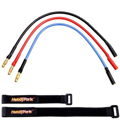 Hobbypark 4mm Banana Plugs Connector Extension Cable Wire for RC Brushless Mo...