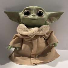 Star Wars Yoda Plush Toy 7" Mandalorian Grogu The Child Animatronic Edition Toy