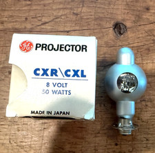 NOS General Electric GE CXR CXL Projection Projector Lamp Bulb 50W 8V
