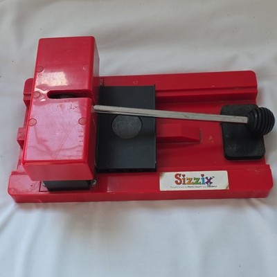 Sizzix System Converter Manual Die Cutting & Embossing Machine, Red